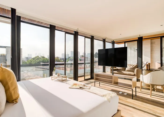 Terraza Privada Rooftop, Jacuzzi And Gym Apartment Mexiko-Stadt