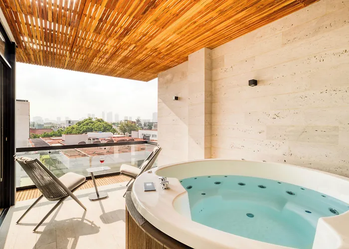 Terraza Privada Rooftop, Jacuzzi And Gym Apartment