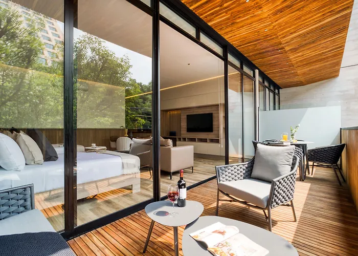 Aparthotel Studio Fenomenal Con Balcon Priv And Rooftop Whit Jacuzzi Mexico City