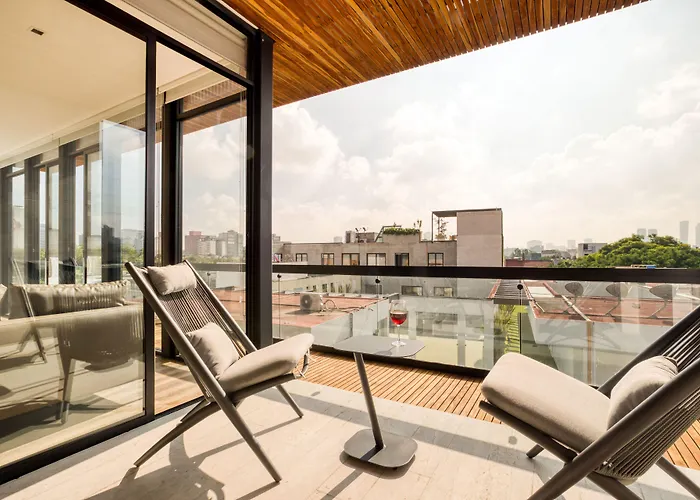 Apartment Terraza Privada Rooftop, Jacuzzi And Gym *