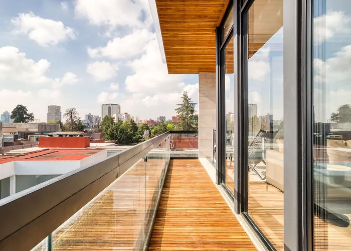 Studio Fenomenal Con Balcon Priv And Rooftop Whit Jacuzzi Aparthotel Mexico City