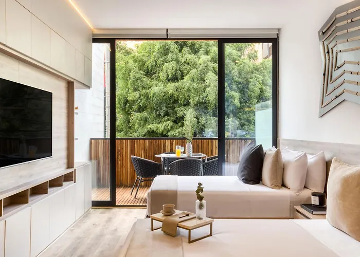 Aparthotel Studio Fenomenal Con Balcon Priv And Rooftop Whit Jacuzzi Mexico City