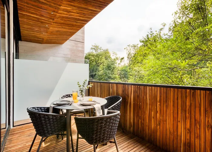 Apartment Terraza Privada Rooftop, Jacuzzi And Gym *