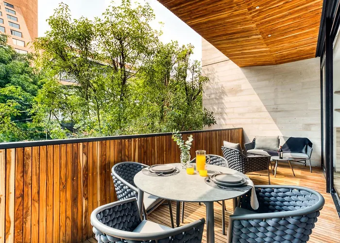 Terraza Privada Rooftop, Jacuzzi And Gym * Mexiko-Stadt